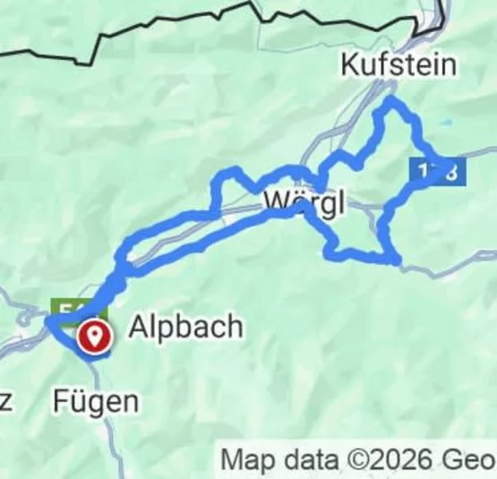 22 Hotel Sonnleiten: Tiroler Unterland Kort