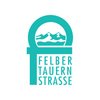 Logo der Felbertauernstraße mit Bergen