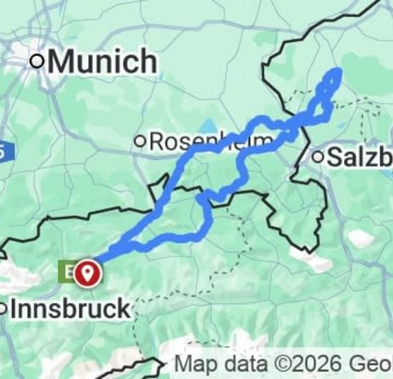 Sonnleiten 14: Chiemsee–Motohall–Deutsche Alpenstraße
