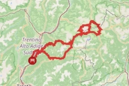 Tour 13 Dolomiten - Achtertour Km 164