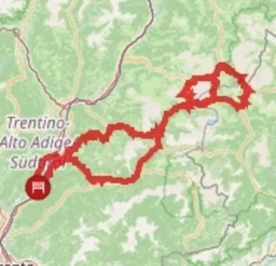 Tour 13 Dolomites - eight kilometres 276 Tour 13 Dolomites - eight kilometres 276
