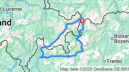 Reschensee zum Comersee Reschensee zum Comersee