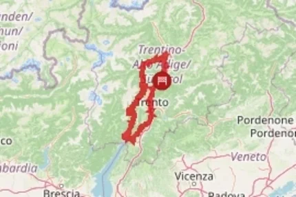 Tour 12 Brentadolomiten mit Gardasee Km 260 Tour 12 Brentadolomiten mit Gardasee Km 260