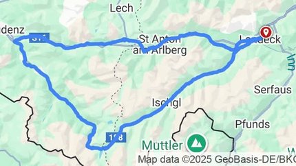 Silvretta Hochalpenstraße und Arlberg Silvretta Hochalpenstraße und Arlberg