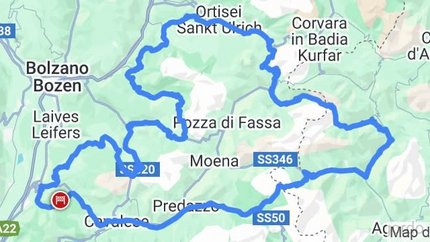 Panoramatour - Valles - Fedaia - Lavaze www.ludwigshof.it