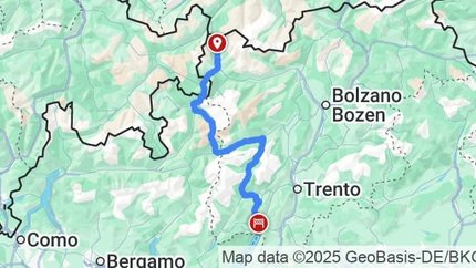 Reschensee zum Gardasee Reschensee zum Gardasee