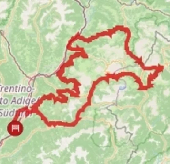 Tour 4 To the Würzjoch over the Dolomites KM 367