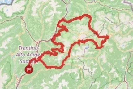 Tour 4 Zum Würzjoch über die Dolomiten KM 330