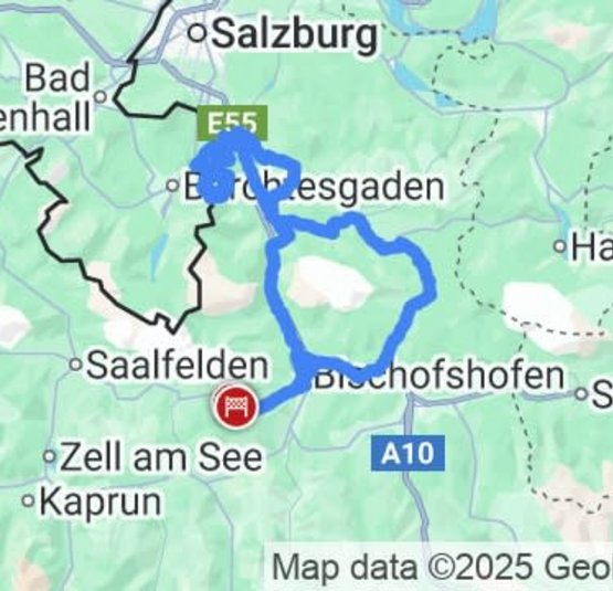 Panoramatour door Rossfeld Panoramatour door Rossfeld